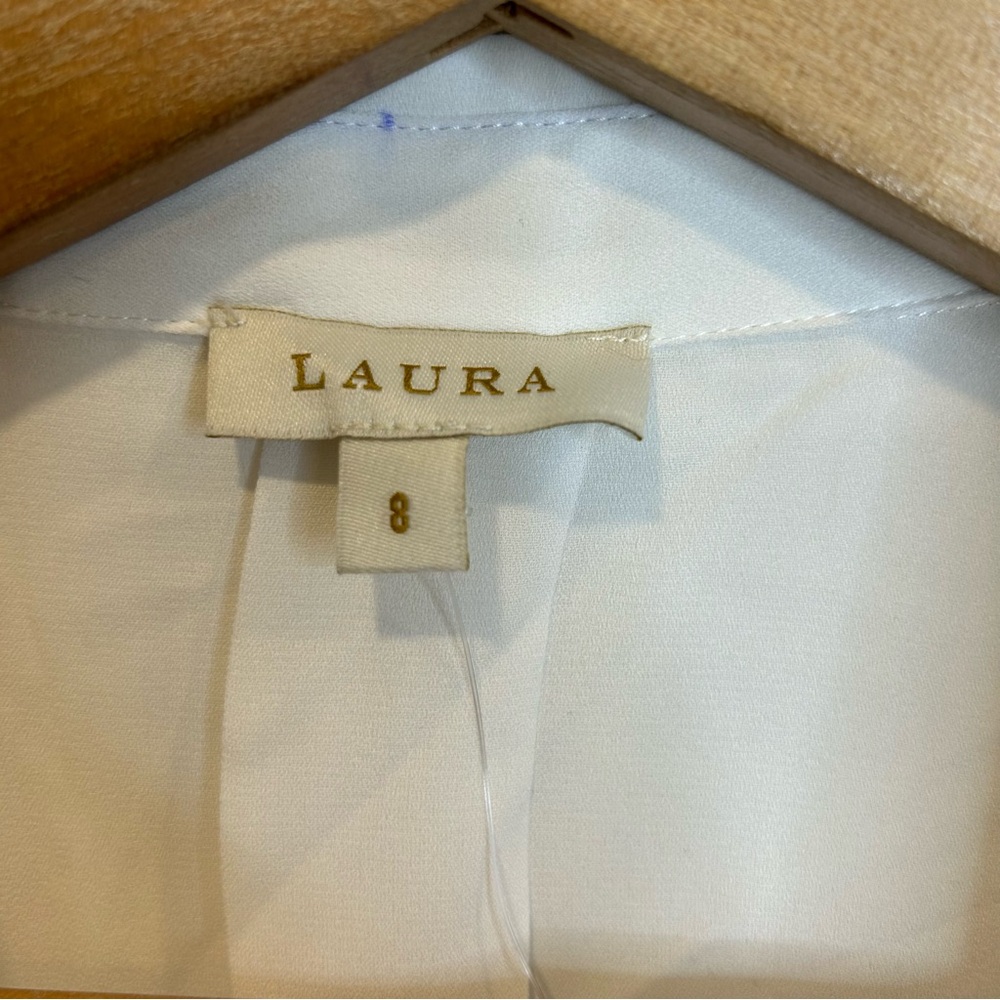 Laura Colour Block Button-Down Blouse Multicolour - Picture 7 of 10